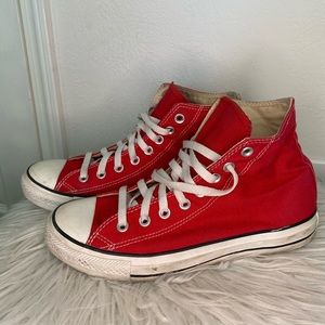 Converse Unisex Chuck Taylor All Star High Top Red